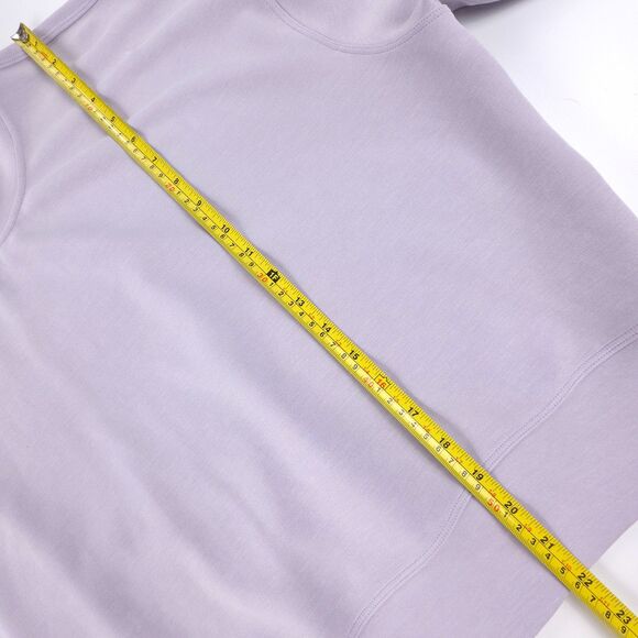 LULULEMON Perfectly Oversized Cropped Crew Softstreme Faint Lavender Sweatshirt - Picture 3 of 6
